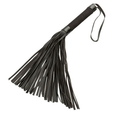 CALEXÓTICOS - NOCTURNAL FLOGGER COURO PRETO - D-241428 - Dona Pimenta