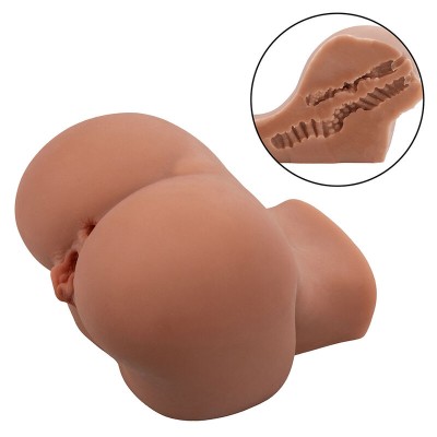 CALEXOTICS - THE ROLLER BABE DUPLO MASTURBADOR REALÍSTICO CARNE - D-241450 - Dona Pimenta