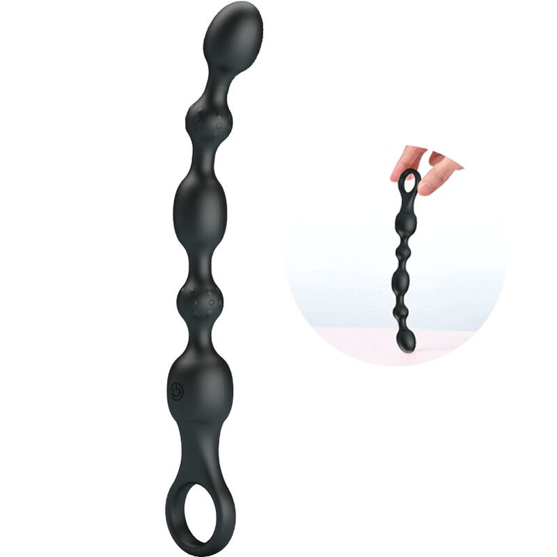 BONITO AMOR - VAN ANAL BEADS 10 VIBRAÇÕES SILICONE RECARREGÁVEL - D-235753 - Dona Pimenta BONITO AMOR - VAN ANAL BEADS 10 VIBRAÇÕES SILICONE RECARREGÁVEL - D-235753 - Dona Pimenta