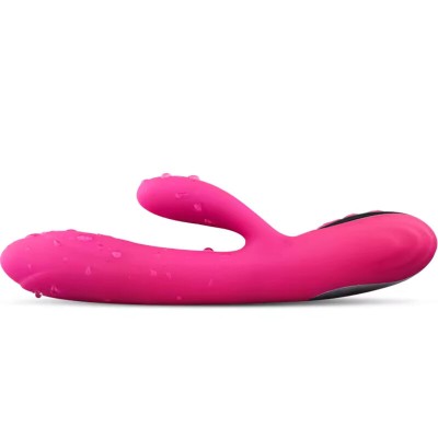 ARMONY - VIBRADOR E ESTIMULADOR FLEXÍVEL COM EFEITO DE CALOR FÚCSIA - D-238193 - Dona Pimenta
