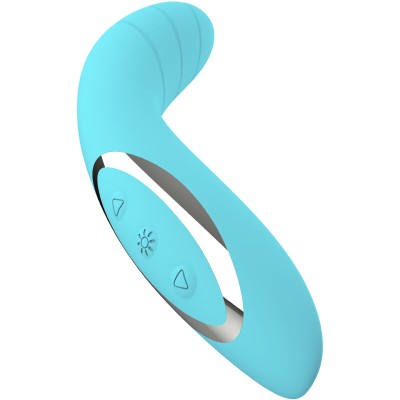 ARMONY - VIBRADOR FLEXÍVEL ELIZABETH AZUL - D-238219 - Dona Pimenta