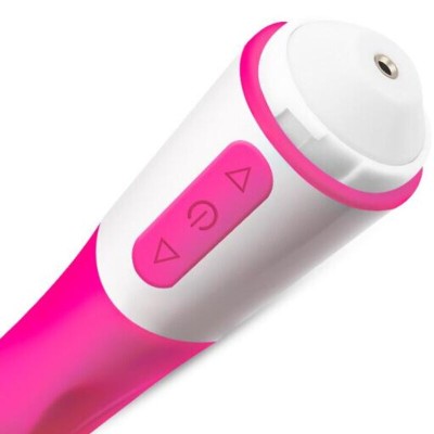 ARMONY - VIBRADOR FELIZ E ESTIMULADOR FÚCSIA RECARREGVEL - D-238222 - Dona Pimenta