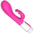 ARMONY - HAPPY VIBRADOR E ESTIMULADOR DE COELHO FÚCSIA - D-238223 - Dona Pimenta