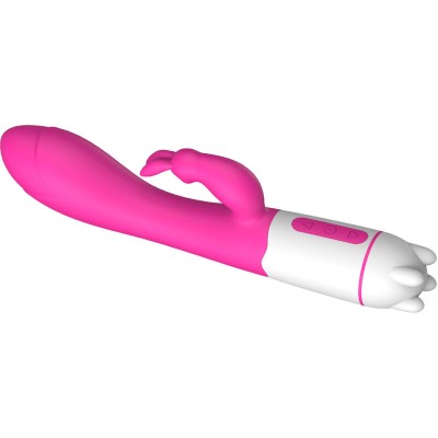 ARMONY - HAPPY VIBRADOR E ESTIMULADOR DE COELHO FÚCSIA - D-238223 - Dona Pimenta