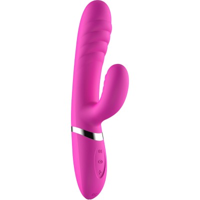 ARMONY - ADELA VIBRADOR E ESTIMULADOR FÚCSIA - D-238178 - Dona Pimenta