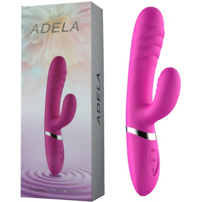 ARMONY - ADELA VIBRADOR E ESTIMULADOR FÚCSIA - D-238178 - Dona Pimenta