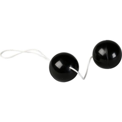 SEVENCREATIONS SUPERSOFT ORGASMIC BALLS PRETO - D-221969 - Dona Pimenta