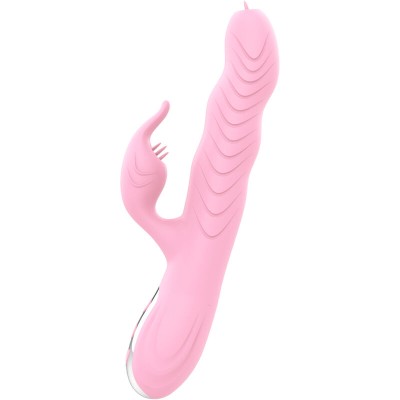 ARMONY - MARCIA VIBRADOR & THRUSTING DUPLA LÍNGUA EFEITO CALOR ROSA - D-238190 - Dona Pimenta