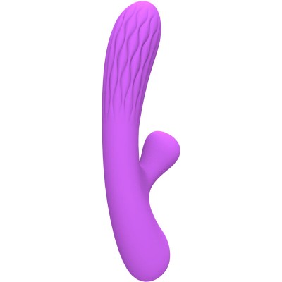 ARMONY - VIBRADOR CHELSEA E ESTIMULADOR FLEXÍVEL VIOLET - D-238213 - Dona Pimenta
