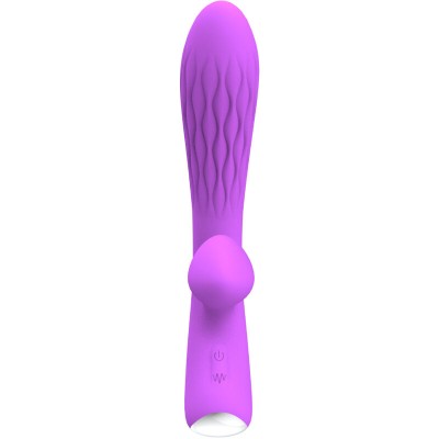 ARMONY - VIBRADOR CHELSEA E ESTIMULADOR FLEXÍVEL VIOLET - D-238213 - Dona Pimenta
