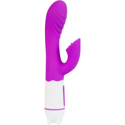 ARMONY - VIBRADOR E ESTIMULADOR HAPPY COM LÍNGUA RECARREGÁVEL VIOLETA - D-238224 - Dona Pimenta