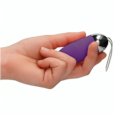 ARMONY - OVO VIBRATÓRIO GRANULAR JIUUY VIOLETA DE CONTROLE REMOTO - D-238235 - Dona Pimenta