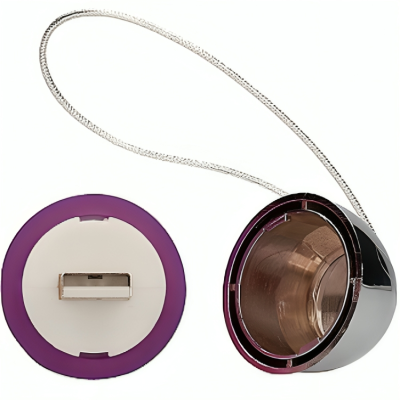 ARMONY - OVO VIBRATÓRIO GRANULAR JIUUY VIOLETA DE CONTROLE REMOTO - D-238235 - Dona Pimenta