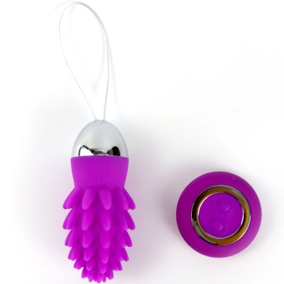 ARMONY - OVO VIBRATÓRIO VIOLETA OCTOPUS CACTUS CONTROLE REMOTO - D-238237 - Dona Pimenta