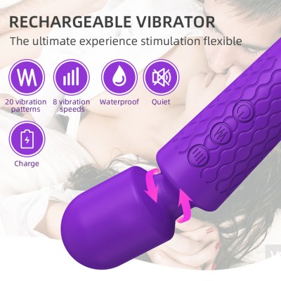 ARMONY - MASSAGER E VIBRADOR VIOLETA - D-238233 - Dona Pimenta