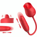 ARMONY - VIBRADOR DE FLOR DELIGHT E IMPULSO COM LÍNGUA VERMELHA - D-238210 - Dona Pimenta
