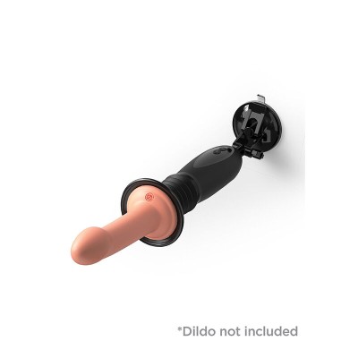 FETISH FANTASY SERIES - BODY DOCK THRUSTER DILDO CLAMP COM 7 MODOS DE EMPURRAR PRETO - D-241524 - Dona Pimenta