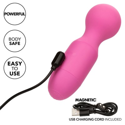 CALEXOTICS - FIRST TIME MASSAGEADOR RECARREGÁVEL 10 VIBRAÇÕES ROSA - D-241411 - Dona Pimenta