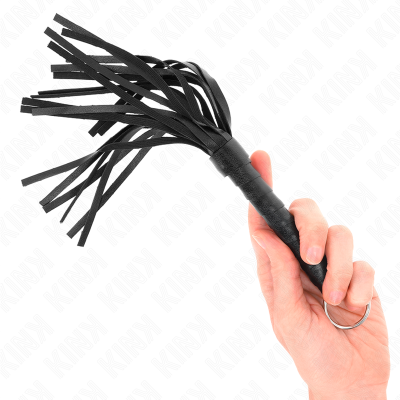 KINK - MINI CHICOTE PRETO SIMPLES 28 CM - D-240699 - Dona Pimenta