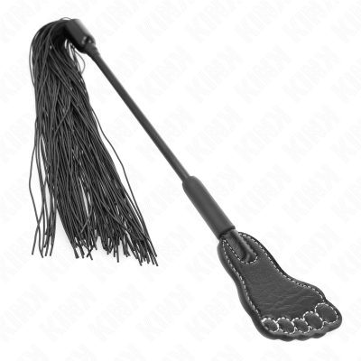KINK - PÓ FORMA DE PÓ COM CHICOTE BORLA 31 CM - D-240678 - Dona Pimenta