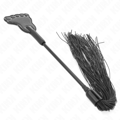 KINK - PÓ FORMA DE PÓ COM CHICOTE BORLA 31 CM - D-240678 - Dona Pimenta