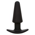CALEXOTICS - ROCK BOTTOM PLUG ANAL CÚNICO 10 VIBRAÇÕES SILICONE PRETO - D-241434 - Dona Pimenta