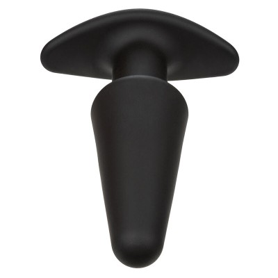 CALEXOTICS - ROCK BOTTOM PLUG ANAL CÚNICO 10 VIBRAÇÕES SILICONE PRETO - D-241434 - Dona Pimenta