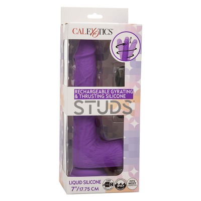 CALEXOTICS - STUDS VIBRADOR ROTATIVO E RECARREGÁVEL 10 VIBRAÇÕES ROXO - D-241439 - Dona Pimenta