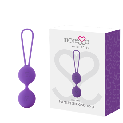 MORESSA OSIAN TRÊS PREMIUM SILICONE ROXO - D-213245 - Dona Pimenta