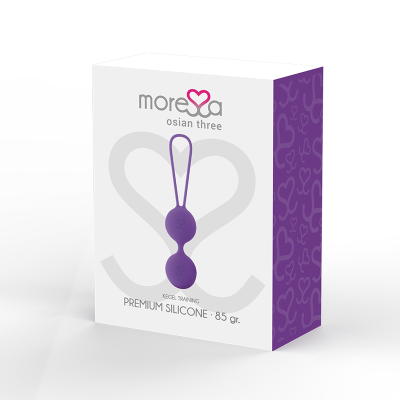 MORESSA OSIAN TRÊS PREMIUM SILICONE ROXO - D-213245 - Dona Pimenta