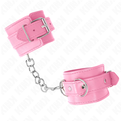 KINK - PULSO SIMPLES ROSA AJUSTÁVEL 20-23 CM X 5,5 CM - D-241074 - Dona Pimenta