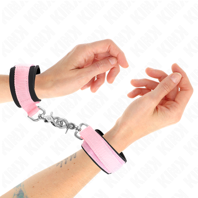 KINK - PUNHOS DE NEOPRENE AJUSTÁVEIS ROSA AJUSTÁVEIS 22-34 CM - D-241105 - Dona Pimenta