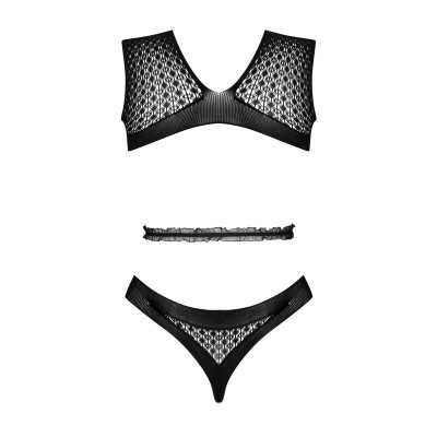 LIVCO CORSETTI FASHION - MICHIKOL CF XG073 BODY PRETO S/L - D-241834 - Dona Pimenta