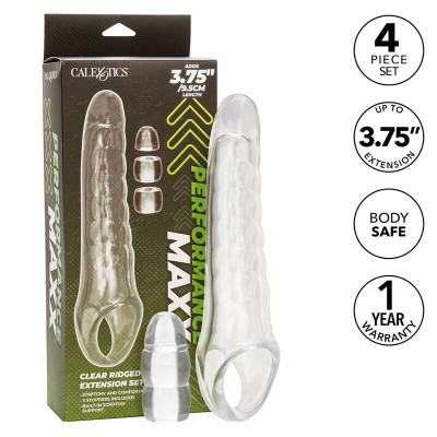 CALEXOTICS - MAXX PENIS EXTENDER AJUSTÁVEL TRANSPARENTE - D-241453 - Dona Pimenta