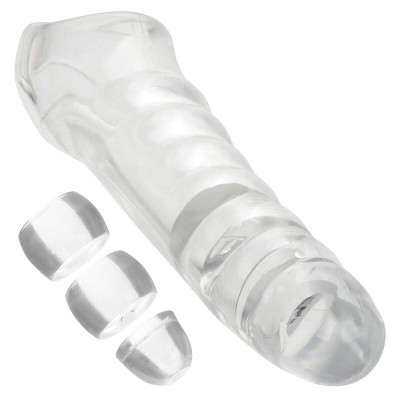 CALEXOTICS - MAXX PENIS EXTENDER AJUSTÁVEL TRANSPARENTE - D-241453 - Dona Pimenta