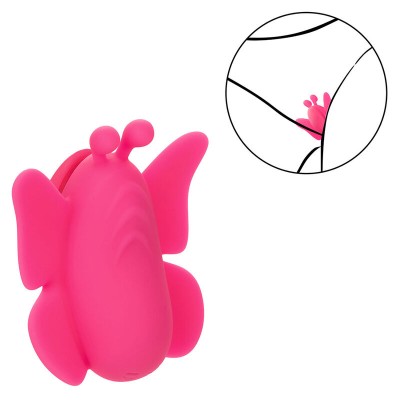 CALEXOTICS - NEON VIBES FLUTTER VIBE  ESTIMULADOR DE VIBRAÇÃO 10 VIBRAÇÕES ROSA - D-241460 - Dona Pimenta