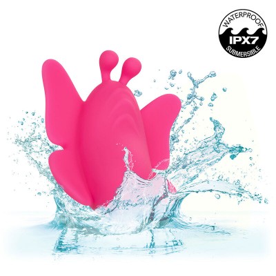 CALEXOTICS - NEON VIBES FLUTTER VIBE  ESTIMULADOR DE VIBRAÇÃO 10 VIBRAÇÕES ROSA - D-241460 - Dona Pimenta