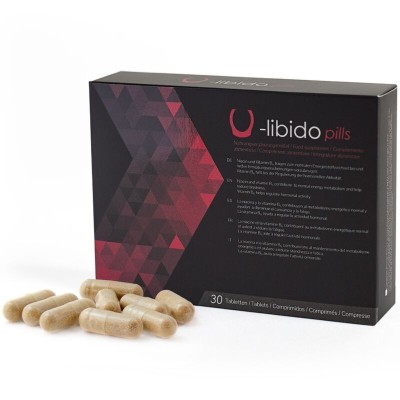 500 COSMETICS - U-LIBIDO AUMENTA A LIBIDO FEMININA - 30 CÃPSULAS - D-241576 - Dona Pimenta
