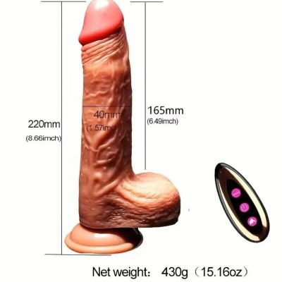 ARMONY - VIBRADOR REALISTA VIBRANTE RECARREGÁVEL - D-238240 - Dona Pimenta