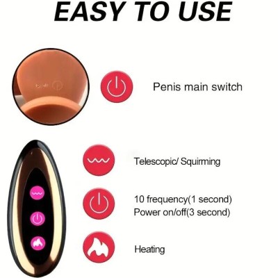 ARMONY - VIBRADOR REALISTA VIBRANTE RECARREGÁVEL - D-238240 - Dona Pimenta
