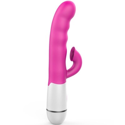 ARMONY - AMIR VIBRADOR MULTIFUNÇÃO COM LÍNGUA ESTIMULANTE 16 VELOCIDADES ROSA - D-241152 - Dona Pimenta