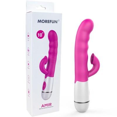 ARMONY - AMIR VIBRADOR MULTIFUNÇÃO COM LÍNGUA ESTIMULANTE 16 VELOCIDADES ROSA - D-241152 - Dona Pimenta