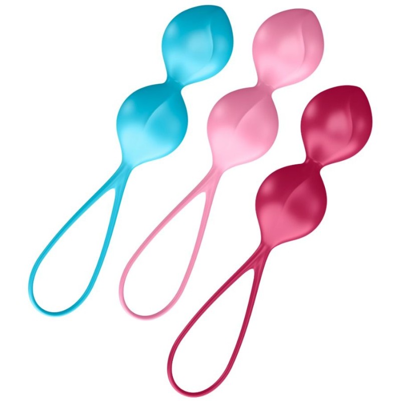 CONJUNTO DE TREINAMENTO DE LOVEBALLS SATISFYER 2 - D-218437 - Dona Pimenta CONJUNTO DE TREINAMENTO DE LOVEBALLS SATISFYER 2 - D-218437 - Dona Pimenta
