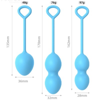 ARMONY - ANABIOSIS VAGINAL HALTERE 3 NÍVEIS AZUL - D-241128 - Dona Pimenta