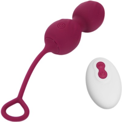 ARMONY - BLOSSOMS VAGINAL DUMBBELL VIBRAÇÃO CONTROLE REMOTO 10 VIBRAÇÕES VERMELHO ESCURO - D-241129 - Dona Pimenta