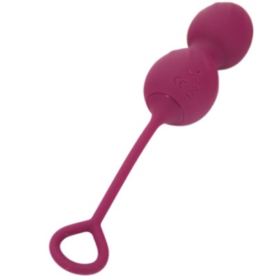 ARMONY - BLOSSOMS VAGINAL DUMBBELL VIBRAÇÃO CONTROLE REMOTO 10 VIBRAÇÕES VERMELHO ESCURO - D-241129 - Dona Pimenta