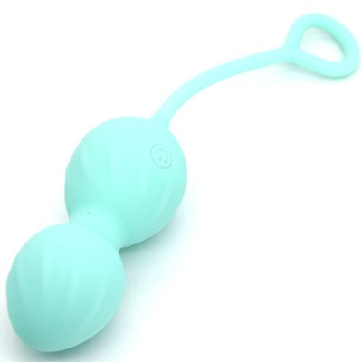 ARMONY - BLOSSOMS VAGINAL DUMBBELL VIBRAÇÃO CONTROLE REMOTO 10 VIBRAÇÕES VERDE - D-241130 - Dona Pimenta
