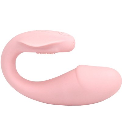 ARMONY - FRESHFUN CICI STAP-ON VIBRADOR CONTROLE REMOTO E APLICATIVO 10 VIBRAÇÕES ROSA - D-241132 - Dona Pimenta