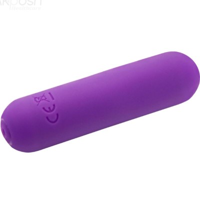 ARMONY - SPLASH HAHA VIBRADOR BALA SILICONE 10 VIBRAÇÕES 75 X 19 CM ROXO - D-241137 - Dona Pimenta