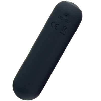 ARMONY - SPLASH HAHA VIBRADOR BALA SILICONE 10 VIBRAÇÕES 75 X 19 CM PRETO - D-241138 - Dona Pimenta